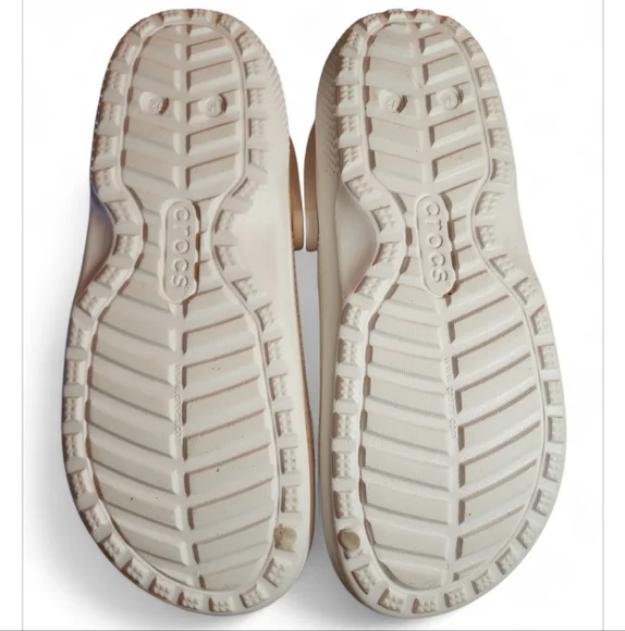 Unisex Crocs Classic Lined Neo Puff White Winter Snow Rain Boots Men 12 EUC Warm - Picture 6 of 6